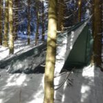 Tarp im Winterwald - Natur erleben mit der WildnisGemeinschaft